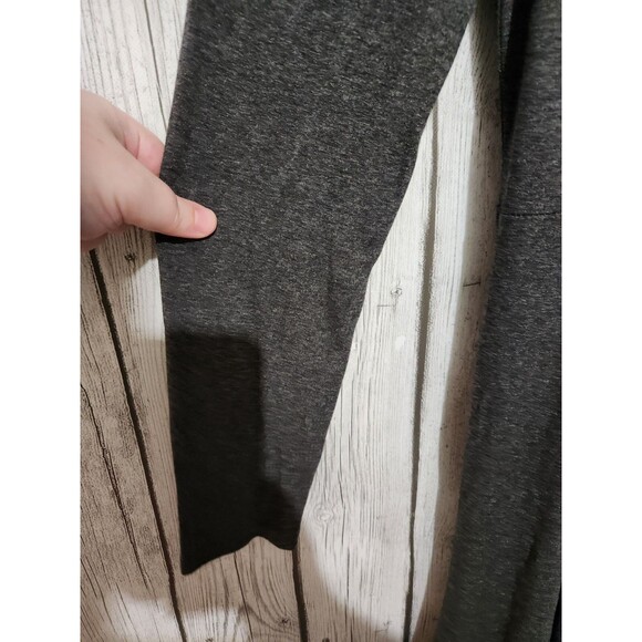 Tommy Hilfiger Dress Size 8 Midi Dark Gray Long Sleeve Zip Soft Zip Stretch - Picture 3 of 9